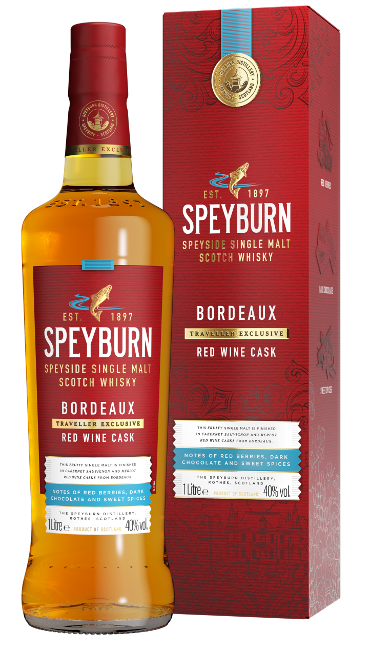 Speyburn Redwine cask single malt whisky