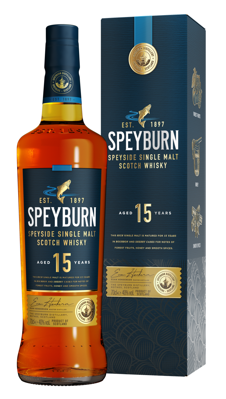 Speyburn 15 year old single malt whisky